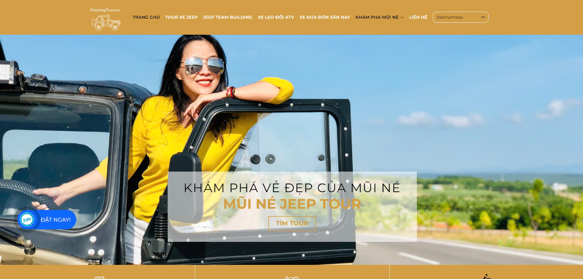 Website du lịch mũi né