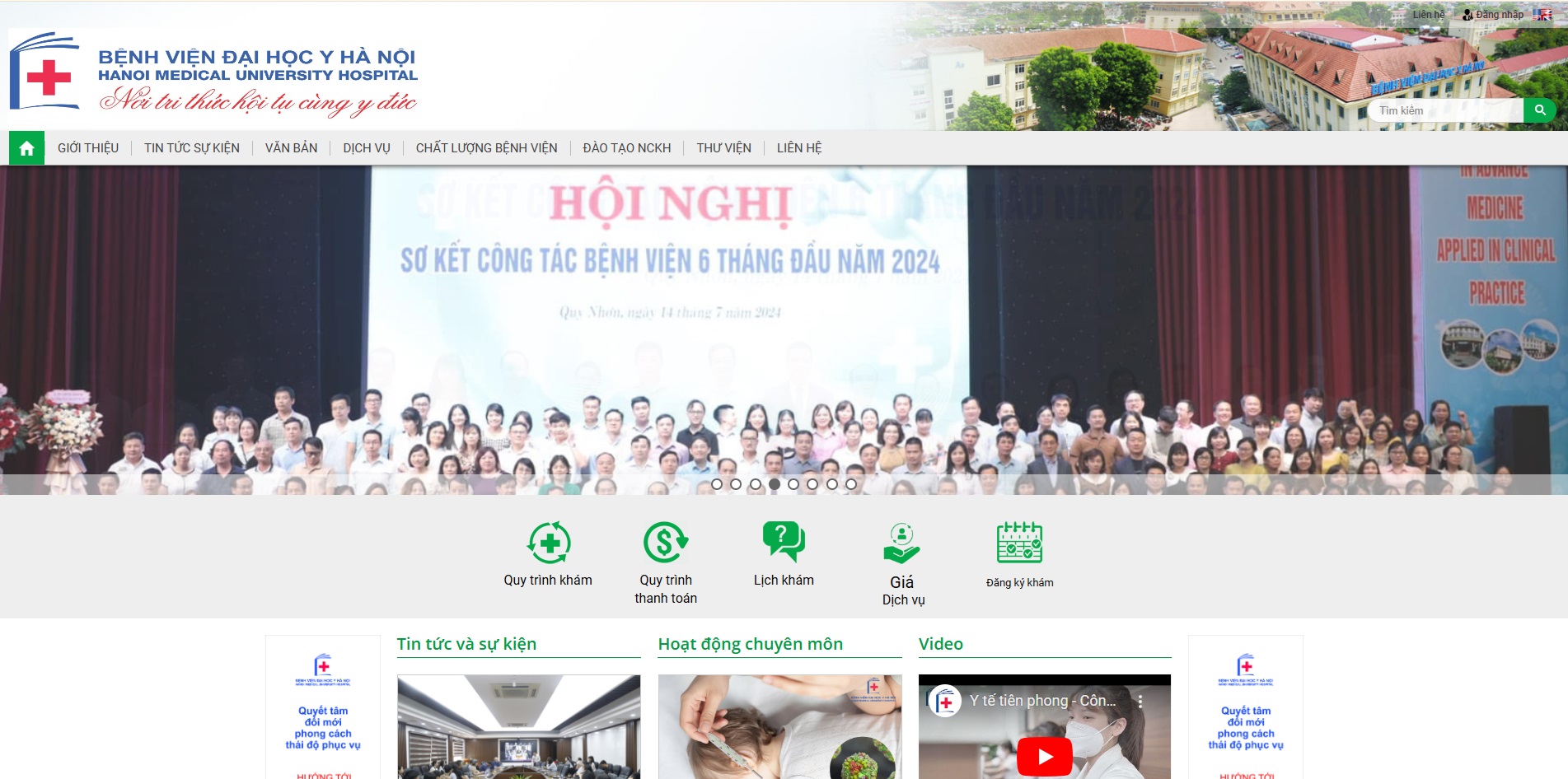 Website cho bệnh viện